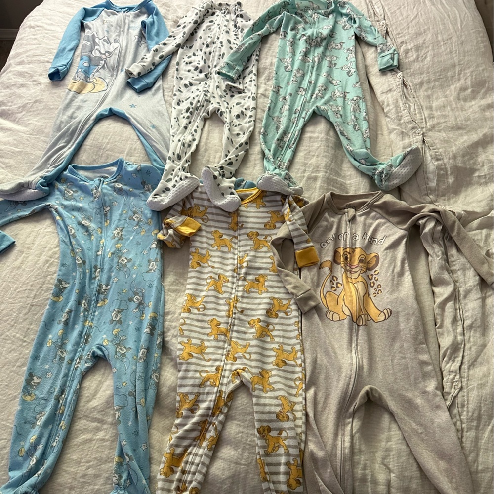 24 month old size footie pajamas (Disney baby)